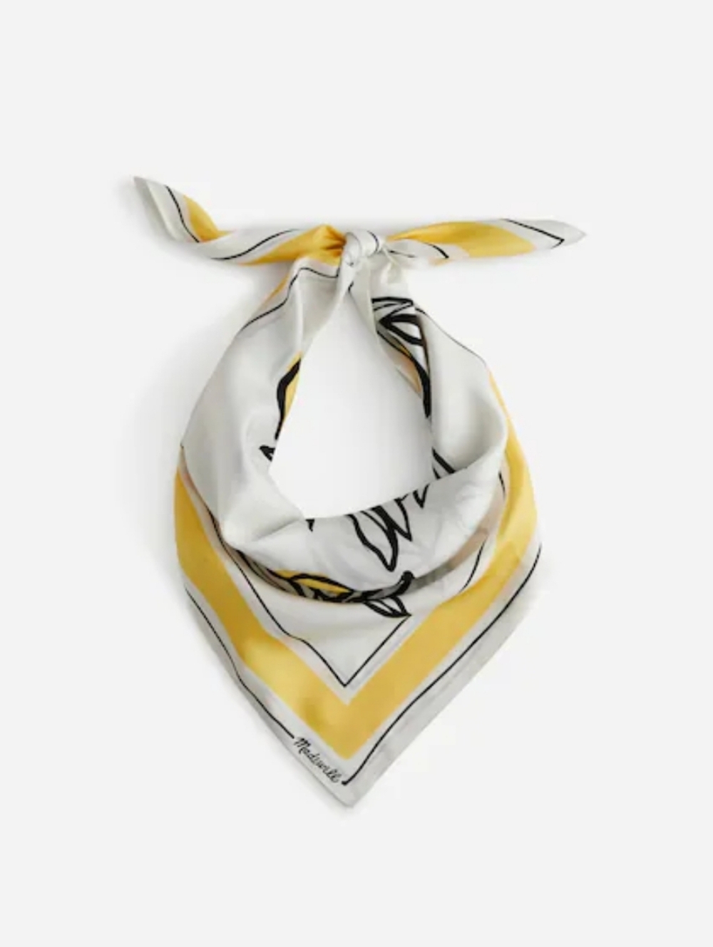 Madewell Medium Silk Bandana - Picture 2 of 7